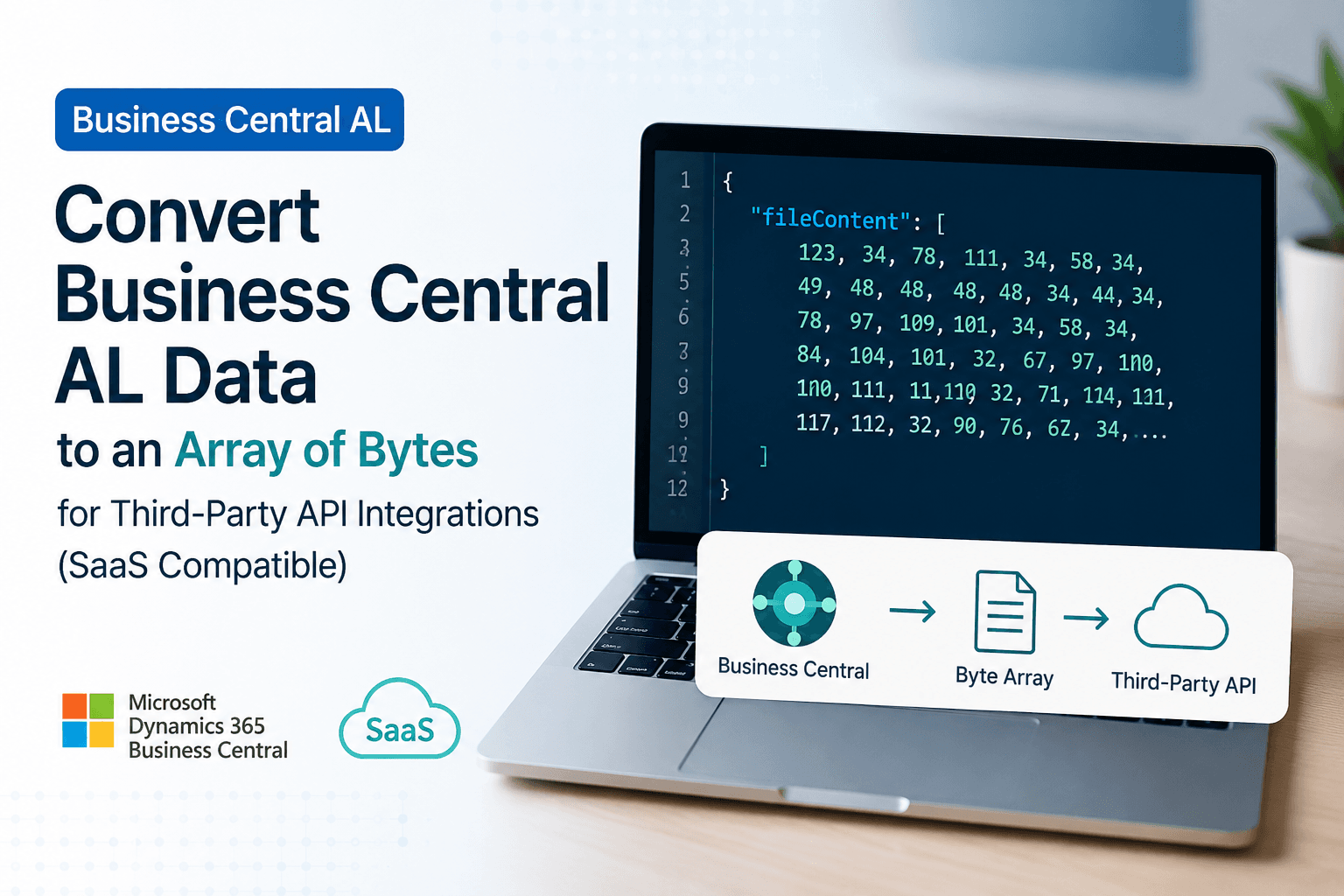 How to Convert Business Central Table Data to a Byte Array for Third-Party API Integrations (SaaS Compatible)